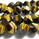 Tiger's eye bicone faceted bead cut. Beads1. Elena (luxury-fittings). Online shopping on My Livemaster.  Фото №2
