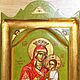 Заказать Редкость! Рукописная икона БМ Скоропослушница, Афон, Греция. Будь собой!. Ярмарка Мастеров. . Иконы Фото №3