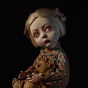 Jointed doll: Julia. Collectible jointed doll handmade