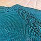 Вязаный свитер «Ландыш». Свитшоты. Елизавета/Kind&Knit. Ярмарка Мастеров.  Фото №5