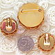 Set Of gold lace, brooch and clips, set of vintage jewelry. Vintage jewelry sets. Rarities. My Livemaster. Фото №5