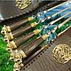 Tiger - wenge skewers with wooden handle gift, case to choose from. Skewers. The Gift Oasis. My Livemaster. Фото №6