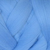 Флис Венслидейла ручного окрашивания сине-голубой