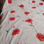 Linen jacquard tablecloth 