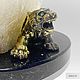  Tiger Defender Symbol of 2022 Citrine Swarovski Bronze. Figurine. Miner premium - Ltd Moscow (mineralpremium). Online shopping on My Livemaster.  Фото №2