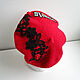 Copy of Copy of Copy of Takes embroidery FEATHER of the FIREBIRD. Berets. Juliya Laborera. My Livemaster. Фото №5