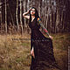 Кружевной халатик-кимоно в пол. Халаты. Dudu-dress. Ярмарка Мастеров.  Фото №4