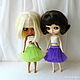 Юбка-пачка для Блайз и Барби Яркие туту Blythe Barbie. Одежда для кукол. Bonecas da Yulia Одежда для кукол. Интернет-магазин Ярмарка Мастеров.  Фото №2