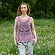 Топ "Rose". Топы. BOHO UNICUM. Ярмарка Мастеров.  Фото №6