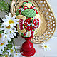 Kimekomi Bee Easter egg (interior on a stand). Eggs. Yuliya LABORERA souvenir present (yuliya-laborera-podarki). Online shopping on My Livemaster.  Фото №2