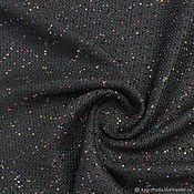 Материалы для творчества handmade. Livemaster - original item Fabric: Chanel black with colored sequins. Handmade.