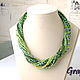 Necklace green harness. Necklace. Grafoli jewellery. My Livemaster. Фото №5