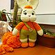  Зайка - Рыжик-Чубайсик. Амигуруми куклы и игрушки. Orlovskie-igrushki-podushki. Ярмарка Мастеров.  Фото №4