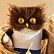 Owl rough morning toy, Stuffed Toys, Moscow,  Фото №1