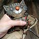 Маленький котишка с рыбами). Игрушки. Animalina (Алина Карева). Ярмарка Мастеров.  Фото №5