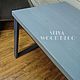 Обеденный (офисный) стол лофт GREY. Столы. SLIVA wood deco. Ярмарка Мастеров.  Фото №4