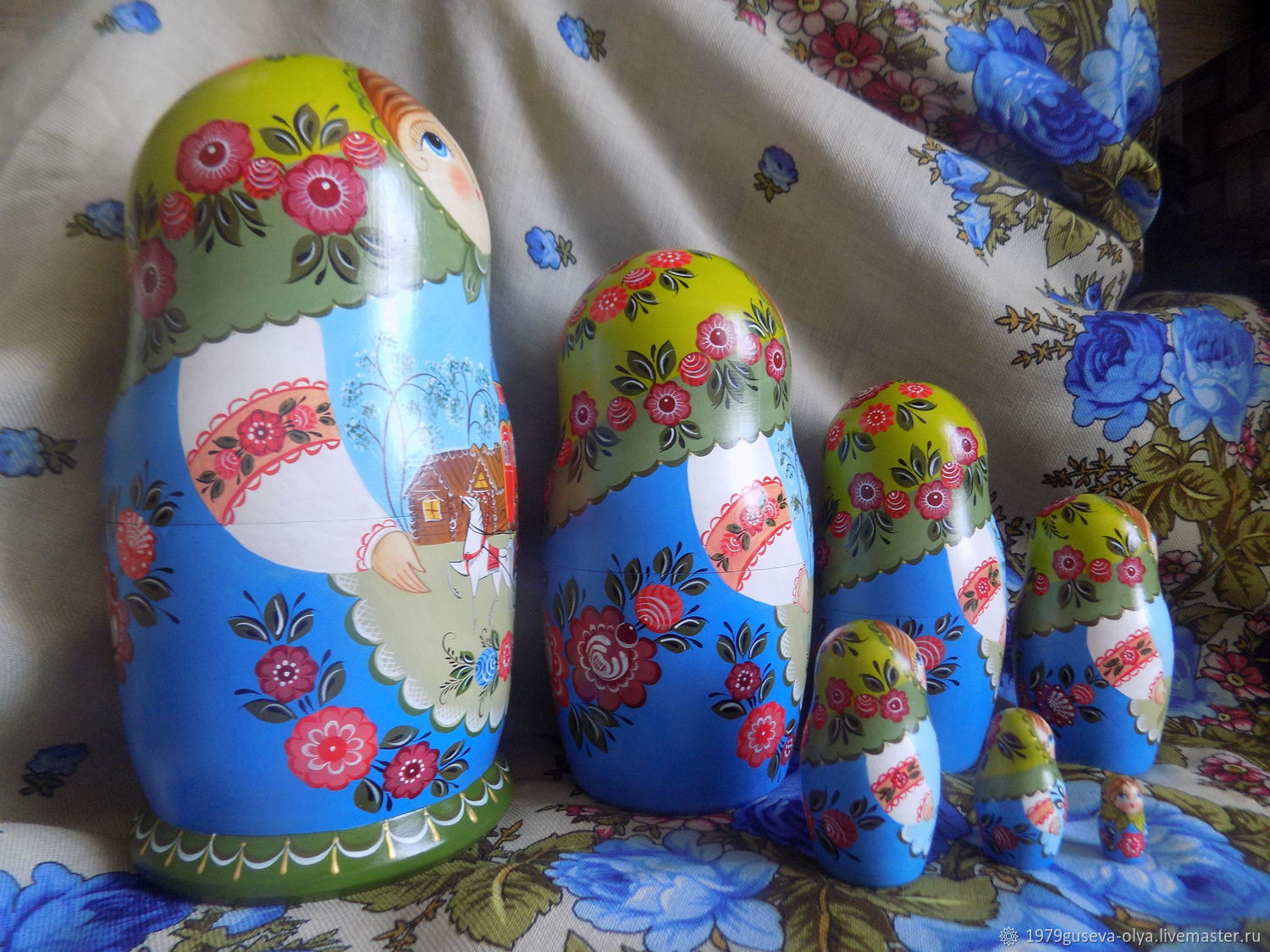 Городецкая с сюжетом 7мест – заказать на Ярмарке Мастеров – IYI2RRU ...