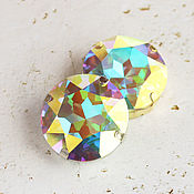 Материалы для творчества handmade. Livemaster - original item Rhinestones 27 mm in a frame of premium Rainbow crystal. Handmade.