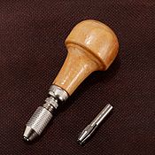 Материалы для творчества handmade. Livemaster - original item Collet wooden handle with 2 nozzles. Handmade.
