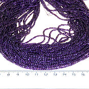 Материалы для творчества handmade. Livemaster - original item Copy of Amethyst 6 mm, Natural Amethyst, Purple stone. Handmade.