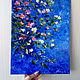 'Flores en azul ' aceite. Autor de la pintura. Pictures. Anji's favourite pictures (anzhela-a). Ярмарка Мастеров.  Фото №4