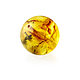 Ball-amber10mm-Lemon color with inclusions-Drilled. Beads1. Амбер Бутик янтарь украшения. Online shopping on My Livemaster.  Фото №2