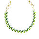 Green necklace made of natural pearls ' Green light'. Necklace. Irina Moro. My Livemaster. Фото №4