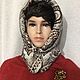 Шапка Капор утеплённый из платка Платунья, Шапки, Санкт-Петербург,  Фото №1