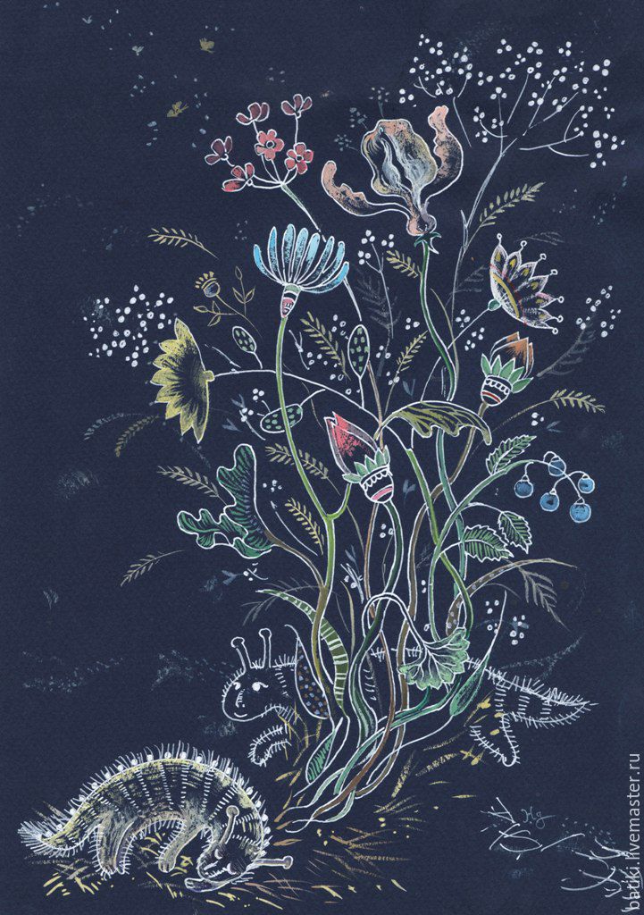 the night of magical colors shop online on livemaster with magical paintings