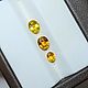 Заказать Желтый природный сапфир. 0,44ct, 0,90ct. Астрологический подбор камней. Ярмарка Мастеров. . Кабошоны Фото №3