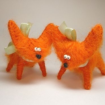 Куклы и игрушки ручной работы. Ярмарка Мастеров - ручная работа Лисята. Handmade.