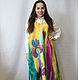 Sundress 'Irises'. Dresses. silk wool. Online shopping on My Livemaster.  Фото №2