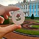 Брошь Мухомор, керамика ручной работы, Брошь-булавка, Санкт-Петербург,  Фото №1