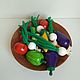Counting material Vegetables 20 PCs. Play sets. Shop Grizunok teether. Online shopping on My Livemaster.  Фото №2