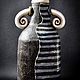 Dark Circus Large Vase. Вазы. KateFoxCeramics. Интернет-магазин Ярмарка Мастеров.  Фото №2