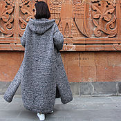 Одежда handmade. Livemaster - original item coat: Women`s coat with a hood on the lining. Handmade.