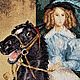 Вышитая крестом картина «Всадница». Картины. Svetlana-4cj. Интернет-магазин Ярмарка Мастеров.  Фото №2
