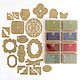 Cuttings for scrapbooking to order-foiling. Scrapbooking cuttings. Nostalgiya. Ярмарка Мастеров.  Фото №4