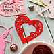 Cutting out of felt 'Valentine's Day'. Felts. kidomi (kidomi). Online shopping on My Livemaster.  Фото №2