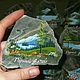 The magnets are of stone with painted Mountainous Altai wholesale. Magnets. Souvenirs from a stone (yashmamagnit). Online shopping on My Livemaster.  Фото №2