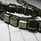 Pyrite faceted cube 10 mm. Beads1. Elena (luxury-fittings). Online shopping on My Livemaster.  Фото №2