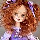 Violetta. Author's textile doll collectible. Dolls. AlbinaDolls. Online shopping on My Livemaster.  Фото №2