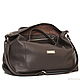 Brown Soft Crossbody Bag with a Shoulder strap with Pockets. Crossbody bag. BagsByKaterinaKlestova (kklestova). Online shopping on My Livemaster.  Фото №2