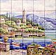 Tiles and tiles: Painted tiles for kitchen Apron Cote d'azur, Tile, Kazan,  Фото №1