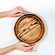 Wooden preserving tray (dish) 230 mm. WS13. Trays. ART OF SIBERIA. My Livemaster. Фото №6