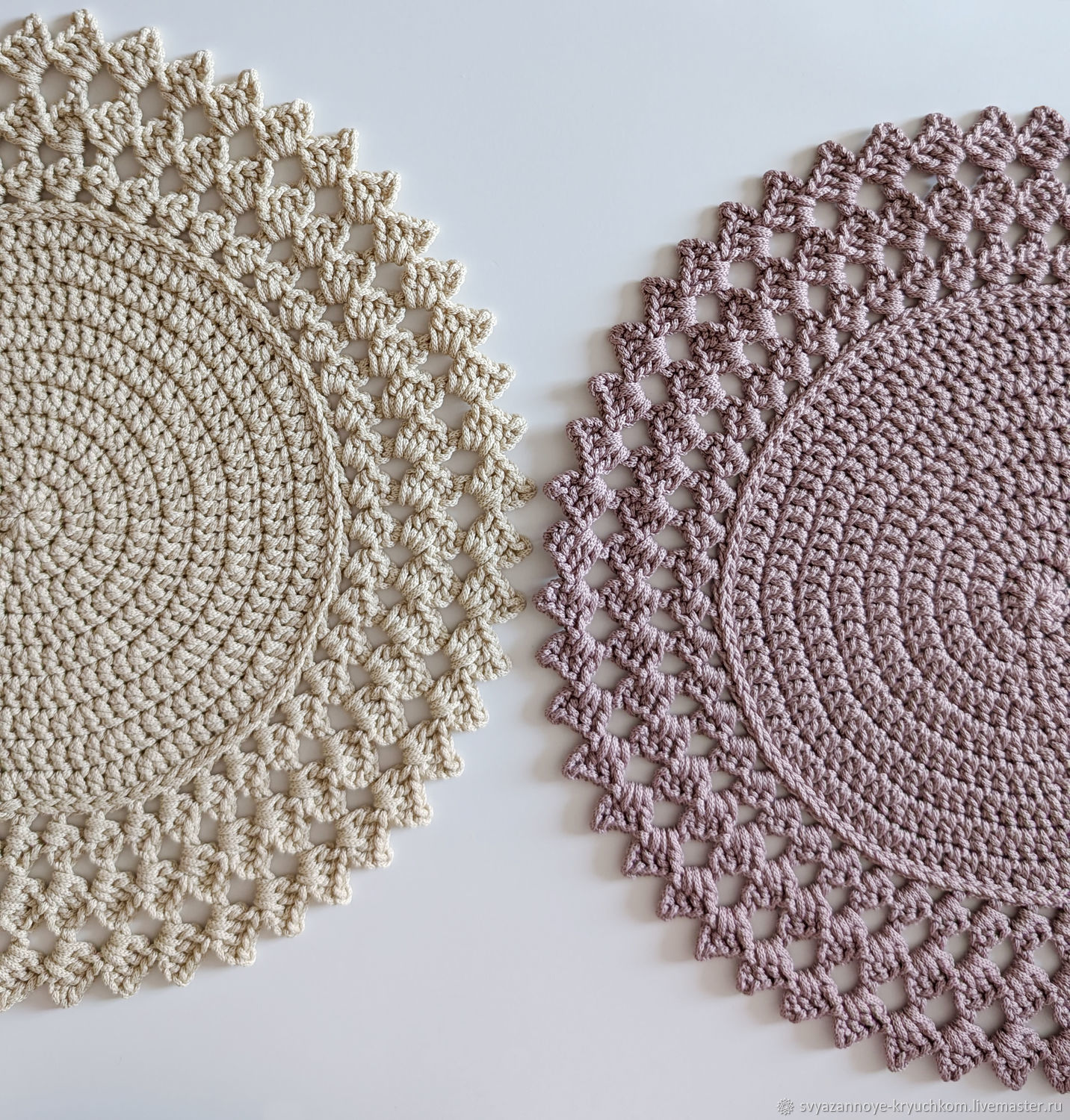 Сервировочная салфетка под тарелку в интернет-магазине Ярмарка Мастеров ...