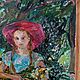 Картина маслом на холсте Гармония. Под тенью дерева. Картины. Юлия Картины маслом для Вас. Интернет-магазин Ярмарка Мастеров.  Фото №2