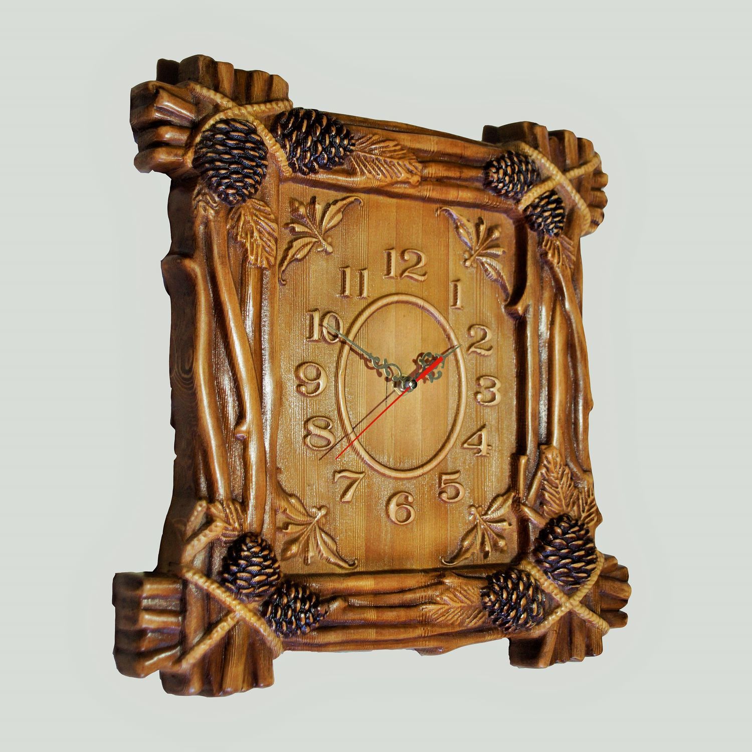 Часы в деревянный дом