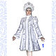 Costume of Snow Maiden, of the Snow queen, Winter Costume, Costumes3, Korolev,  Фото №1
