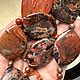 Бусы из ситцевой яшмы. Бусы. gemstone. Ярмарка Мастеров.  Фото №6